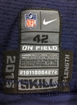 Russell Wilson 2015-2016 Seattle Seahawks Game Used Home Jersey - Incredible Wear, Repairs