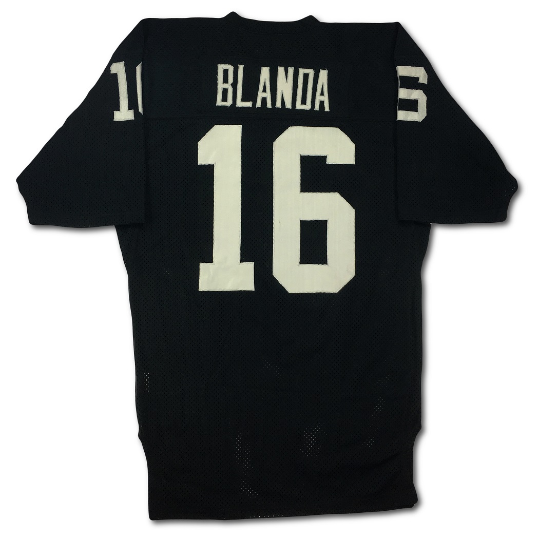 Lot Detail George Blanda 1974 75 Oakland Raiders Game Used Home Jersey Miedema LOA