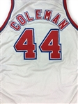 Derrick Coleman 1991-92 New Jersey Nets Game Used Home Jersey - Photo Matched (RGU LOA)