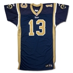 Kurt Warner 10/15/2000 St. Louis Rams Game Worn Home Jersey & Pants - Photo Matched, 3 Repairs