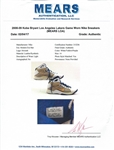 Kobe Bryant 2008-09 Los Angeles Lakers Game Used Sneakers - Title Season (MEARS LOA)