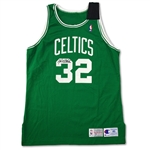 Kevin McHale 1992-93 Boston Celtics Game Used & Signed Road Jersey - Final Season w/Armband (MEARS,JSA)