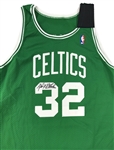 Kevin McHale 1992-93 Boston Celtics Game Used & Signed Road Jersey - Final Season w/Armband (MEARS,JSA)