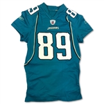 Mercedes Lewis 12/26/2010 Jacksonville Jaguars Game Used & Signed Jersey - Outstanding Use