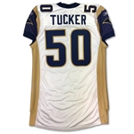 (4) St. Louis Rams Game Used Jerseys - R. Tucker, R. Thomas & B. Manumaleuna & A. Timmerman