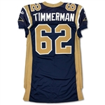 (4) St. Louis Rams Game Used Jerseys - R. Tucker, R. Thomas & B. Manumaleuna & A. Timmerman