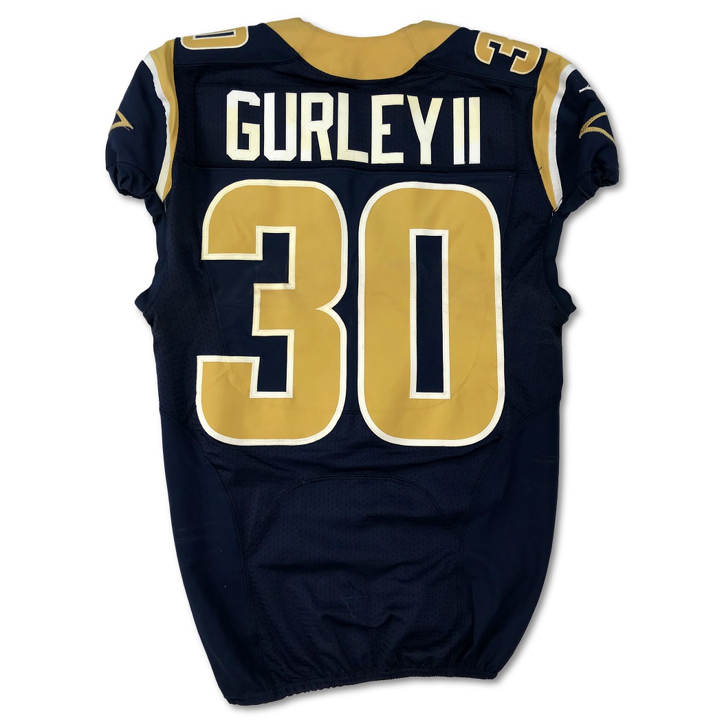 NFL_Jerseys Jersey Los Angeles''Rams'' Limited #16 Jared Goff 30 Todd  Gurley 99 Aaron Donald Smoke Fashion''NFL'' Youth Black Golden Jersey 