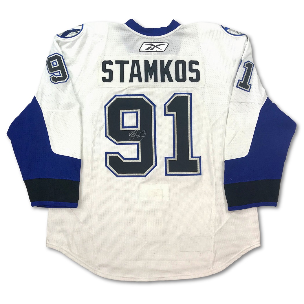 2011-12 Steven Stamkos Tampa Bay Lightning Game Worn Jersey