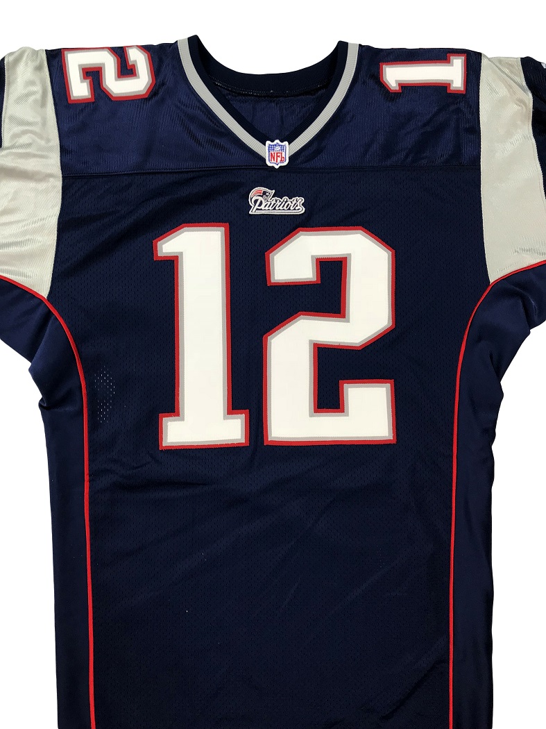 Lot Detail Tom Brady 2001 New England Patriots Game Used Home