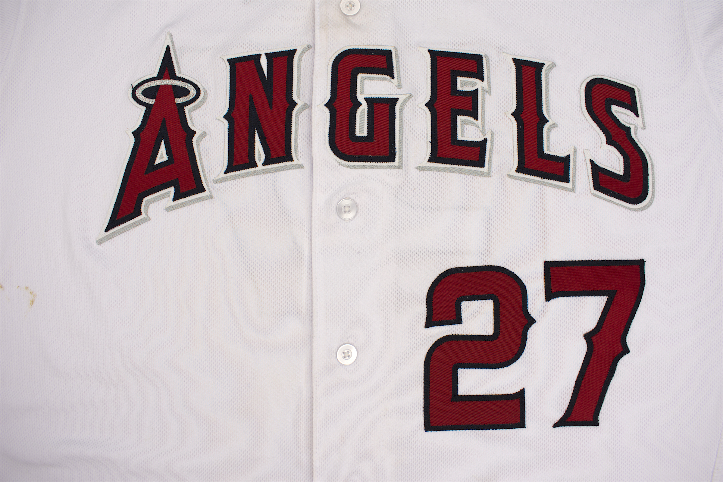 Mike Trout 2020 Game Used Jersey - 8/15/20 vs. LAD