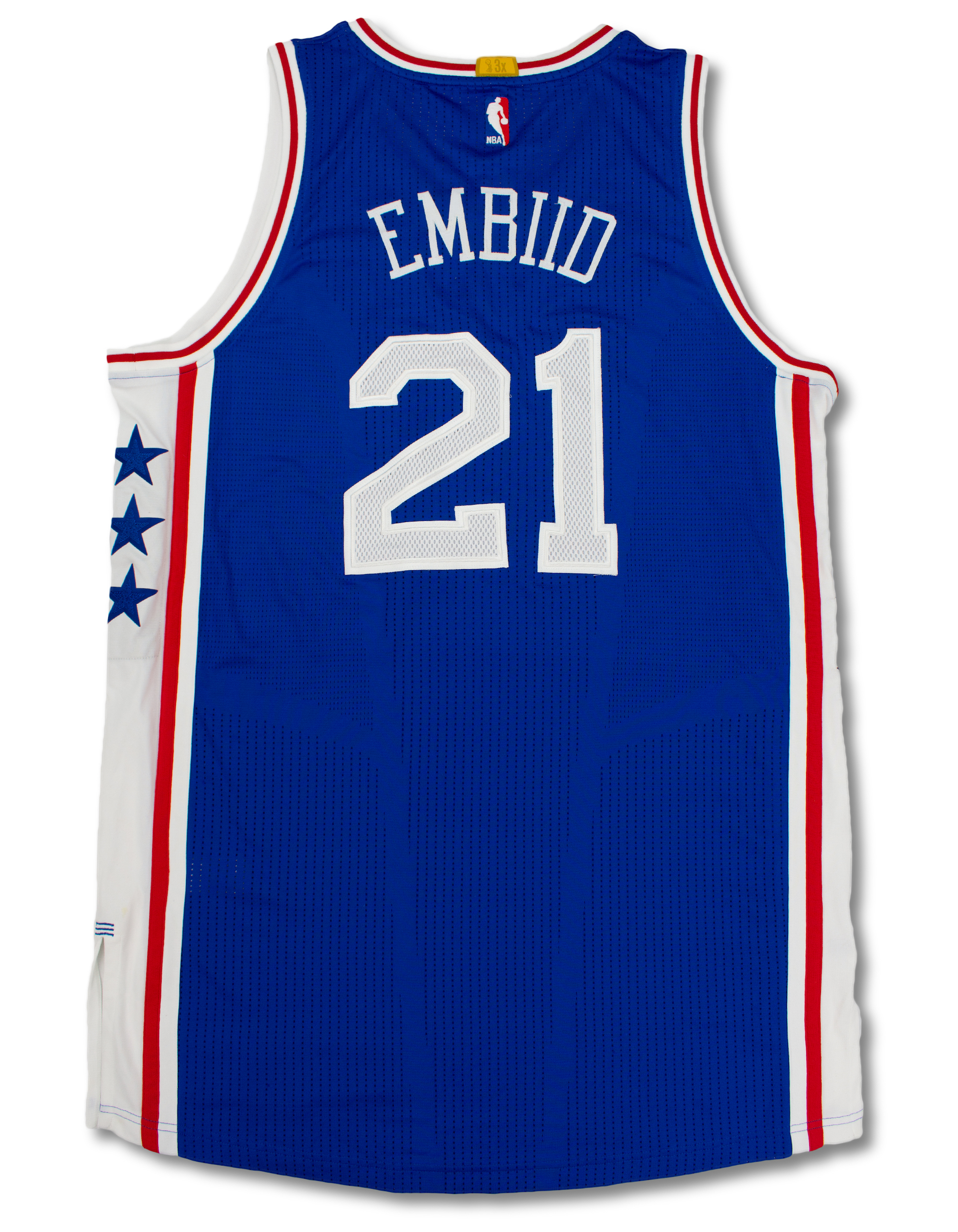 2022 Joel Embiid NBA Playoffs Game-Used, Photo-Matched