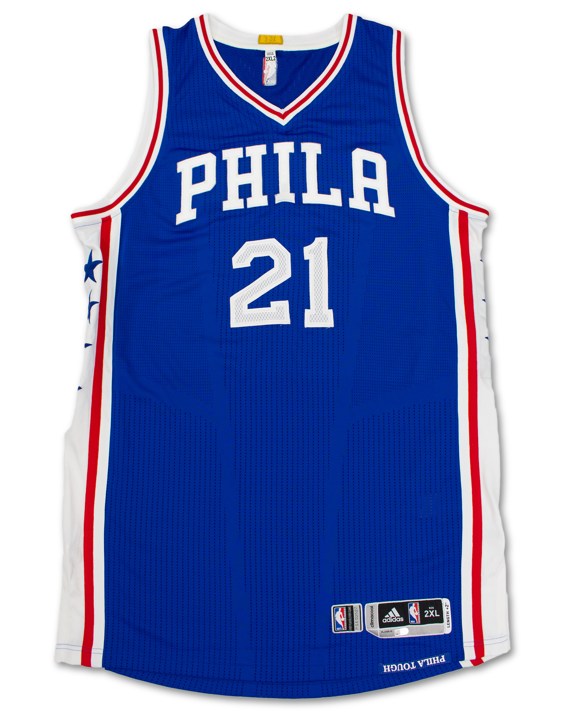 Joel Embiid Philadelphia 76ers Fanatics Authentic Game-Used #21