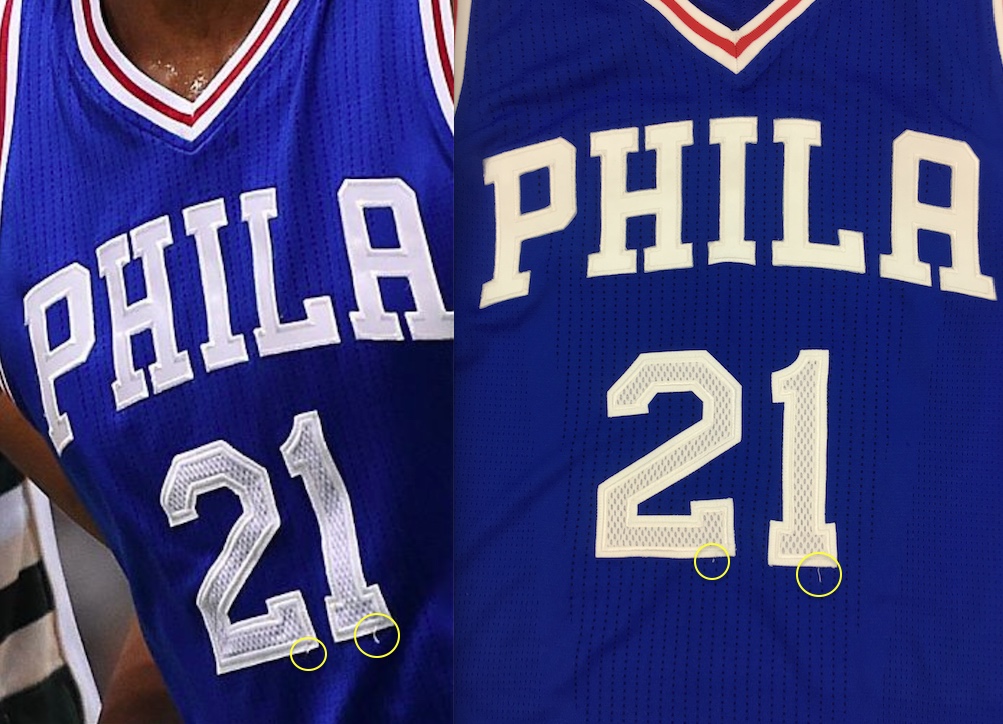 Joel Embiid Philadelphia 76ers Framed Game-Worn Black Lives Matter Shirt
