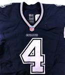 Dak Prescott 11/24/16 Dallas Cowboys Game Used & Signed Rookie Jersey - 2 TD's! Photo Match (RGU)