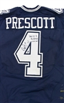 Dak Prescott 11/24/16 Dallas Cowboys Game Used & Signed Rookie Jersey - 2 TD's! Photo Match (RGU)