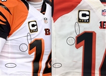 Andy Dalton 12/15/13 Cincinnati Bengals Game Used Road Jersey - Unwashed, Photo Matched (RGU,Pro Shop Tag)