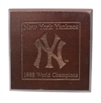 1998 New York Yankees World Series Ring - 10kt Gold with Original Presentation Box 