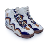 Karl Malone 1998 NBA Finals Game Used & Signed Sneakers - MJ's Final Shot - Photo Matched (RGU, J.Anderson LOA)