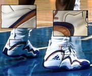 Karl Malone 1998 NBA Finals Game Used & Signed Sneakers - MJ's Final Shot - Photo Matched (RGU, J.Anderson LOA)