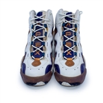 Karl Malone 1998 NBA Finals Game Used & Signed Sneakers - MJ's Final Shot - Photo Matched (RGU, J.Anderson LOA)