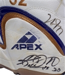 Karl Malone 1998 NBA Finals Game Used & Signed Sneakers - MJ's Final Shot - Photo Matched (RGU, J.Anderson LOA)