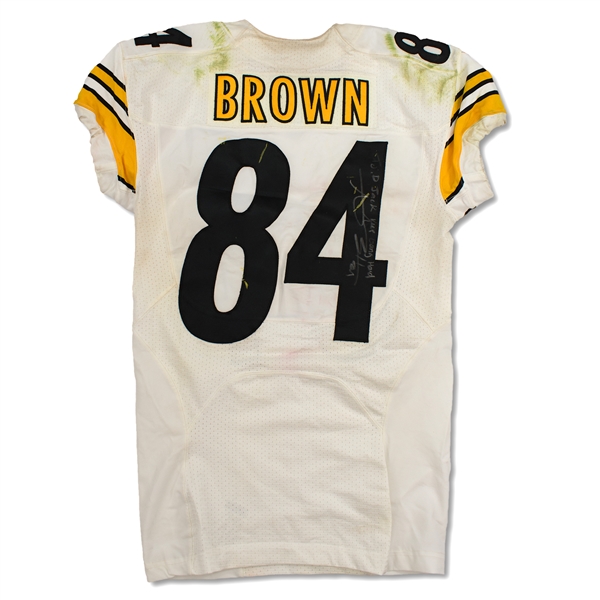 Antonio Brown 9/12/16 Steelers Game Used & Signed Jersey - 2 TDs! Twerk Celebration, Photo Matched (RGU)