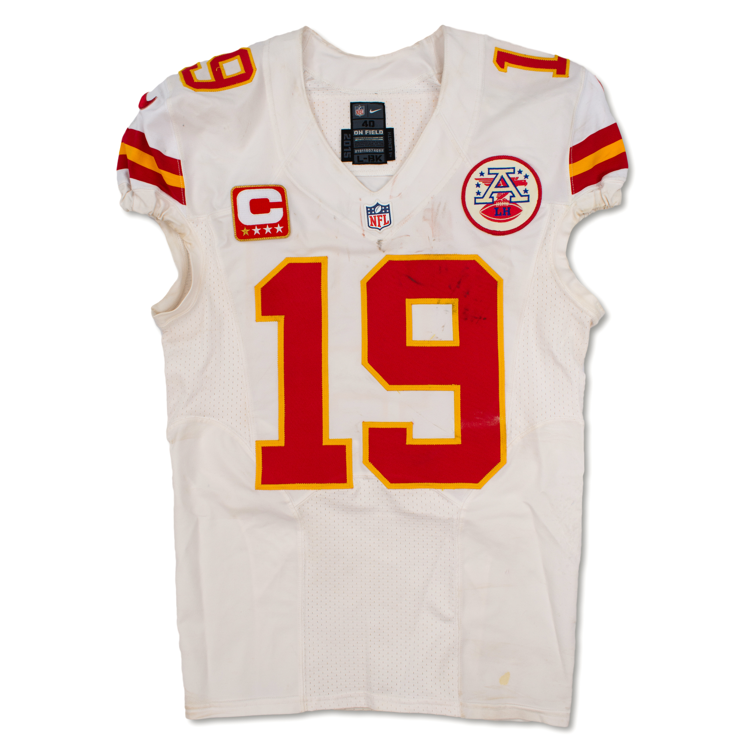 Lot Detail Jeremy Maclin 2015 Kansas City Chiefs Game Used Jersey Photo Matched