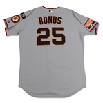 Barry Bonds 2007 San Francisco Giants Game Used Jersey & Long Sleeve Undershirt (Miedema LOA)