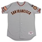 Barry Bonds 2007 San Francisco Giants Game Used Jersey & Long Sleeve Undershirt (Miedema LOA)