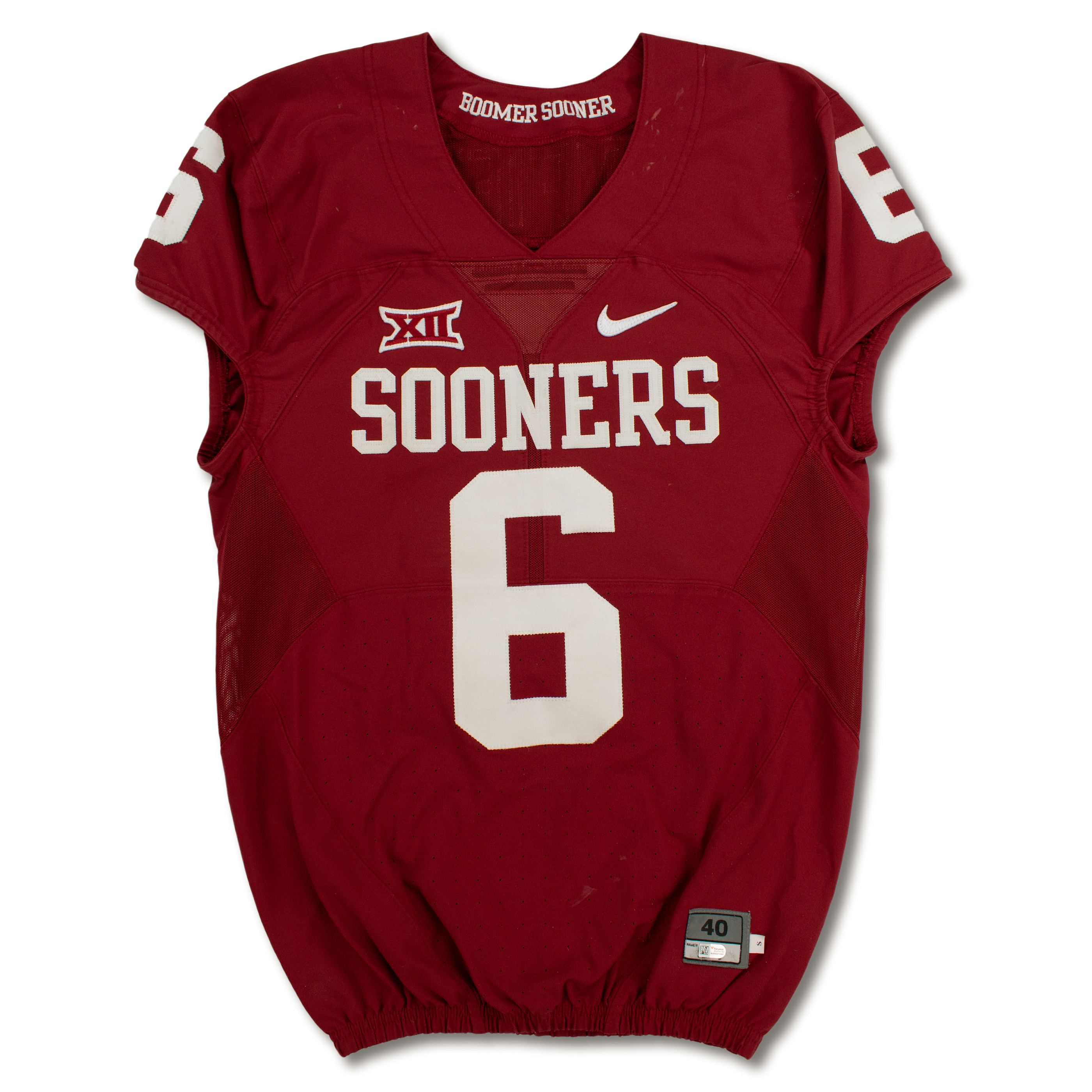 Lot Detail - Baker Mayfield 2016 Oklahoma Sooners Game Used Home