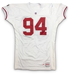 Dana Stubblefield 1995 San Francisco 49ers Game Worn Road Jersey - Excellent Provenance, Evident Use