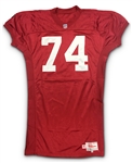 Steve Wallace 1995 San Francisco 49ers Game Worn Home Jersey (49ers LOA)