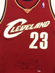 LeBron James 2006-07 Game Worn & Signed Cleveland Cavaliers Road Jersey - Excellent Wear, Beautiful Signature (UDA/RGU 10)