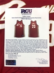 LeBron James 2006-07 Game Worn & Signed Cleveland Cavaliers Road Jersey - Excellent Wear, Beautiful Signature (UDA/RGU 10)