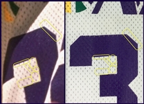 Karl Malone Photo Matched 1994-95 Utah Jazz Game Worn Home Jersey *RARE* - 25 Points 10 Rebs, Season Long Wear! (RGU LOA)