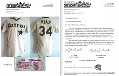 Nolan Ryan 1984-88 Houston Astros Game Worn Jersey (GF/MEARS A8)