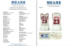 Michael Jordan 1990-91 Chicago Bulls Game Worn & Signed Home Jersey - Tremendous Wear, MVP Season, 1st NBA Title (JSA/MEARS A8)
