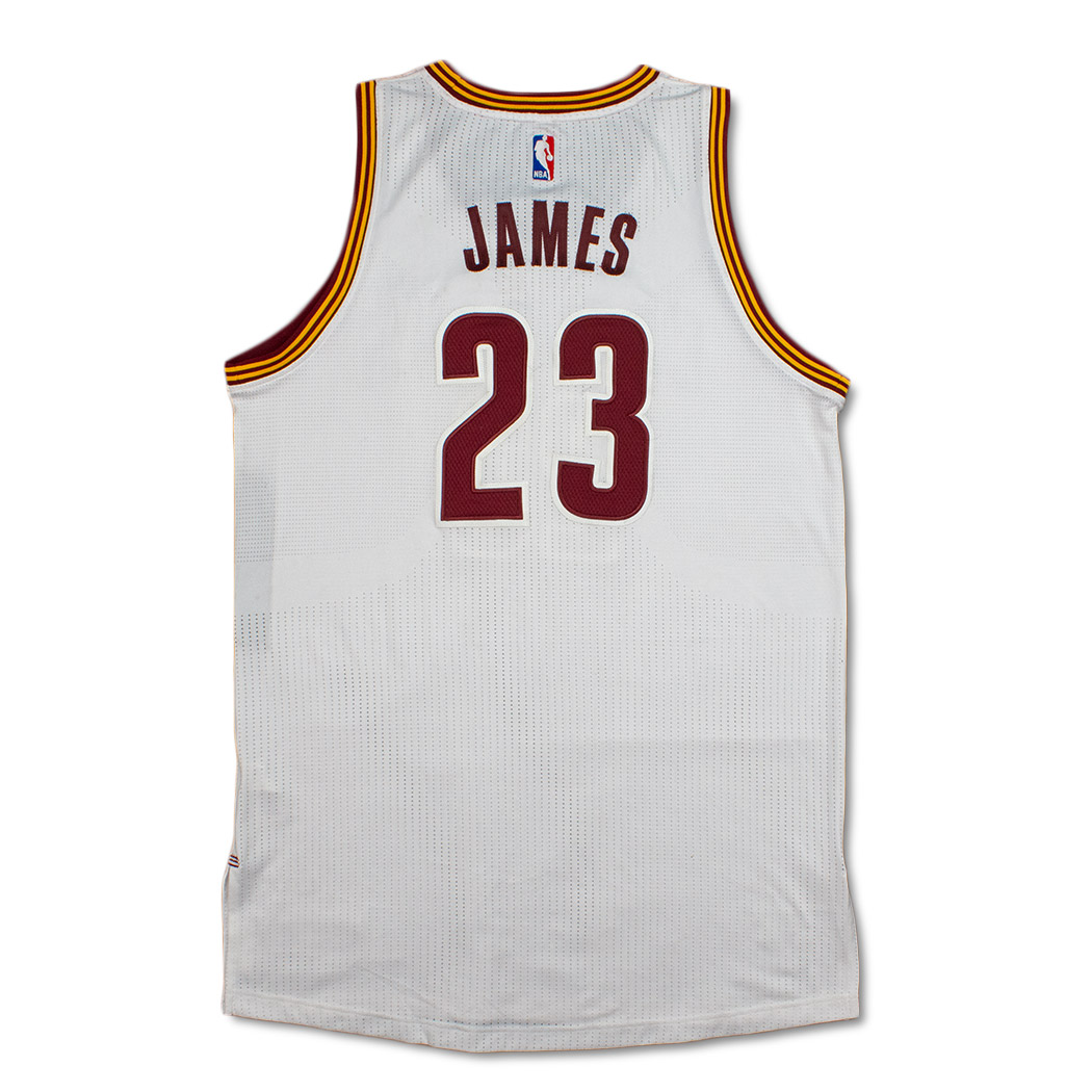 2014-15 LeBron James Game Used Cleveland Cavaliers Road Jersey Photomatched  on 11/14/14 - Double-Double 41 Pts., 11 Reb., & 7 Ast. (MeiGray), Sotheby's & Goldin Auctions Present: A Century of Champions, 2020