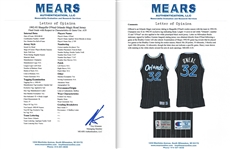 Shaquille O'Neal 1992-93 Orlando Magic Game Worn Rookie Home Jersey - Tremendous Wear (MEARS A10/BUCKS LOA)
