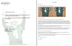 Brett Favre Milestone 250th Career Start 12/9/2007 Photo Matched Green Bay Packers Game Worn & Signed Home Jersey (Favre/JSA/PSA/HA/Resolution) 