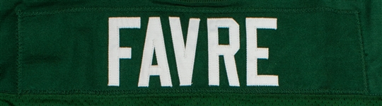 Brett Favre Milestone 250th Career Start 12/9/2007 Photo Matched Green Bay Packers Game Worn & Signed Home Jersey (Favre/JSA/PSA/HA/Resolution) 