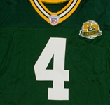 Brett Favre Milestone 250th Career Start 12/9/2007 Photo Matched Green Bay Packers Game Worn & Signed Home Jersey (Favre/JSA/PSA/HA/Resolution) 