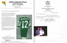 Joe Namath 1973-74 New York Jets Game Worn & Signed Home Jersey - Solid Provenance (JSA/100% Auth. LOA)