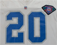Barry Sanders Photo Matched 1994 Detroit Lions Game Used & Signed Road Jersey - 2 Games! Repairs! (Lions/TriStar/RGU LOA)