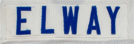 John Elway Photo Matched 1988 Denver Broncos Game Used Road Jersey - Repairs, 1 of 3 Known Matched Examples! (Meigray LOA)