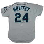 Ken Griffey Jr 1993 Game Used & Signed Seattle Mariners Road Jersey (Beckett/Griffey LOA)