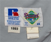 Ken Griffey Jr 1993 Game Used & Signed Seattle Mariners Road Jersey (Beckett/Griffey LOA)