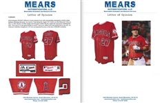 Mike Trout Photo Matched 6/15/2016 Los Angeles Angels Game Worn & Signed Home Jersey - DIRTY! MVP Season! (MEARS A10/Anderson/MLB Auth/PSA)