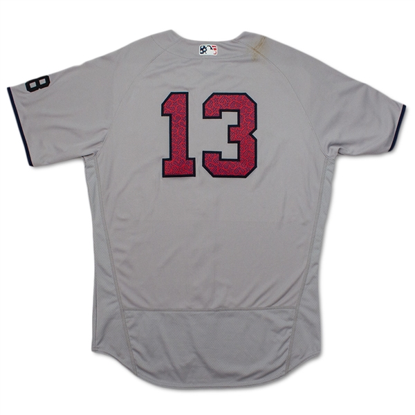 Alex Rodriguez 2016 New York Yankees Stars and Stripes Memorial Day Game Used #13 Jersey (Steiner LOA)