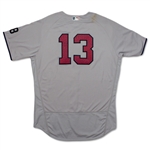 Alex Rodriguez 2016 New York Yankees Stars and Stripes Memorial Day Game Used #13 Jersey (Steiner LOA)